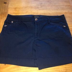 WHBM Navy shorts sz 12